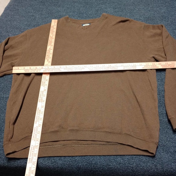 Tommy Bahama Sweater Men Large Brown Pullover Long Sleeve‎ - Picture 3 of 7